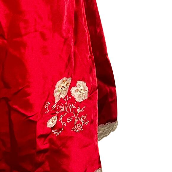 Secret Treausers Red with Lace Trim and Sequins Lingerie -size XL - Picture 8 of 8